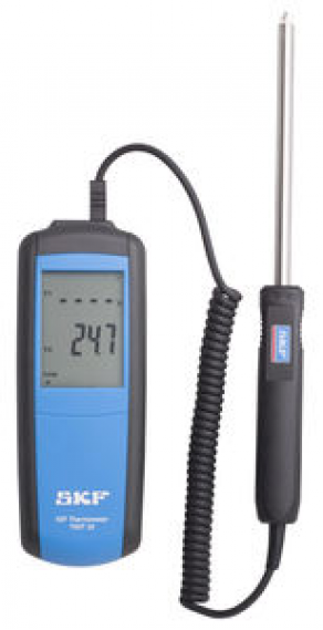 Digital thermometer / portable / with temperature probe - %u2013200 ... +1 372 °C (%u2013328 ... +2 501 °F) | TKDT 10