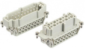 Rectangular connector - 16 A, 500 V | Han E® / Han® ES / ESS / EE series 