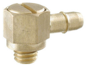 Barbed fitting / pneumatic / brass - MLAS Series