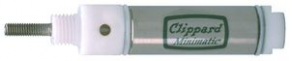 Pneumatic cylinder / double-acting / corrosion-resistant / stainless steel - 1 1/16", max. 150 psi | CR-SDR-17-1 1/2