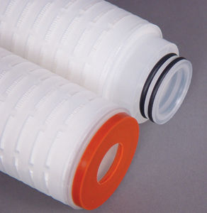 Depth filter cartridge / pleated / polypropylene / for the food and beverage industry - FPD