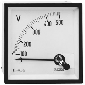 Analog voltmeter / AC - 0 - 600 V | EC-V series
