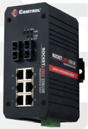 Industrial Ethernet switch / unmanaged - 6 ports, 10/100 MB | ES8108F