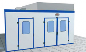 Dry filter paint booth / pressure - Euro 4 PSV series