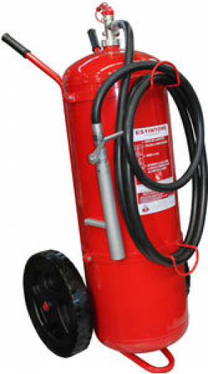Powder based extinguisher / wheeled - 100 kg, D | CPD10000