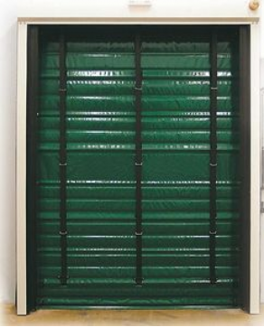 Fold-up door / for cold storage - 4000 x 4000 mm | MAVICOLD 