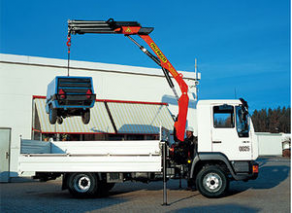 Swing arm crane / truck-mounted - 13.1 m | SPK6500