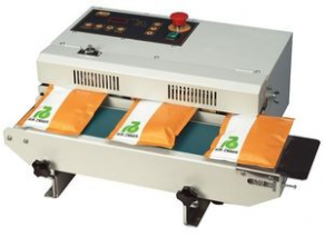 Rotary heat sealer / horizontal / continuous / sachet  - 550 W, max. 10 m/min | D 555 NH