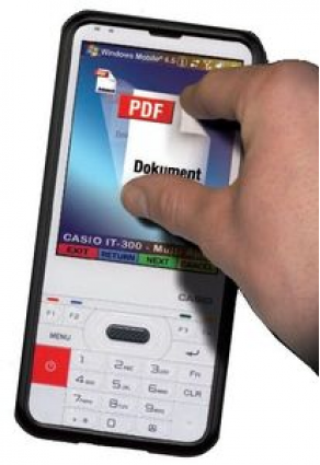 Portable input terminal / code-barre reader / with touch screen - Marvell® PXA320, 624 MHz, 256 MB | IT-300