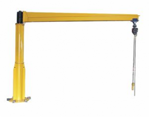 Inverted jib crane / full rotation / pillar - 125 - 500 kg | LZ