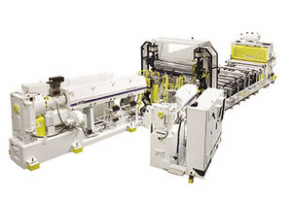 Plastic sheet extrusion line - Trident series