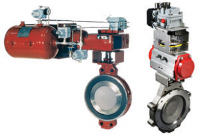 Double-offset butterfly valve / high-performance - 3 - 48"