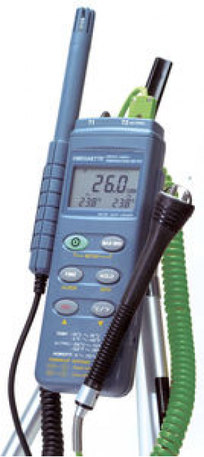 Temperature measuring device / relative humidity / portable - RS232, USB | HH314A