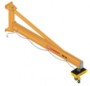 Wall-mounted jib crane / overbraced - 125 - 2 000 kg, 2 - 6 m | IPOW series