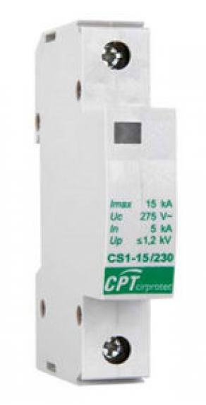 Transient voltage and lightning protection surge arrester / type 2 - 15 - 40 kA | CS1 series