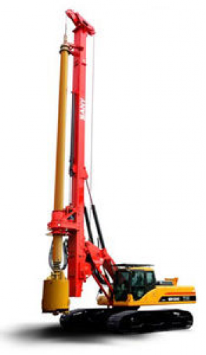 Rotary drilling rig / piling / diesel / construction - 18 596 mm | SR150C