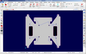 CAD/CAM software for water-jet cutting machine
