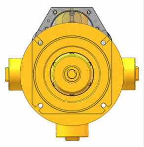 Rotary piston air motor / compact - AGP-RM