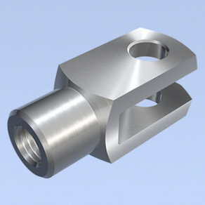 Clevis with hardened cross hole