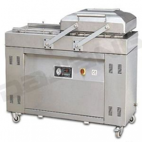 Double-chamber packing machine / vacuum / semi-automatic - max. 620 x 560 x 120 mm, max. 1.8 kW | DZ-500-2SB