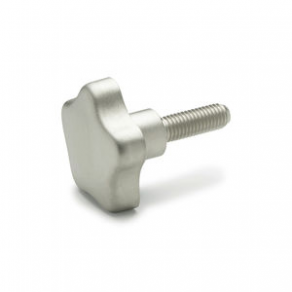 Star knob / with stud / stainless steel - GN 5334.4