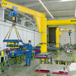 Wall-mounted jib crane / pillar - max. 10 000 kg 