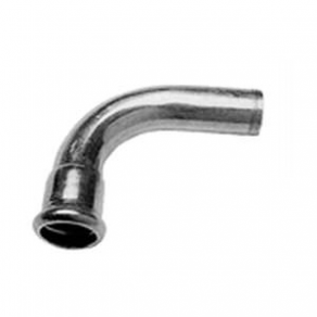 Crimp fitting / stainless steel - ø 15 - 108 mm, 90° | CLS series
