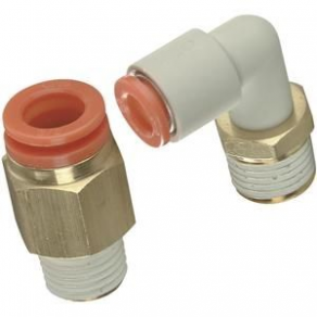 Threaded fitting / instant / pneumatic - KQ2 series