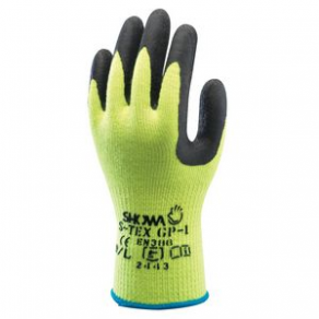 Gypsum plaster work gloves / polyester / latex - EN388 | S-TEX GP-1 GRIP