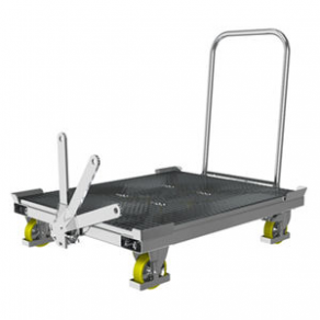 Platform cart / galvanized steel - 1 460 x 1 060 , max. 1 000 kg | Typ X GAD SD Industry