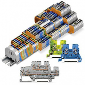 Spring cage connection terminal block / DIN-rail / compact - 0.08 - 2.5 mm² | 870 series 