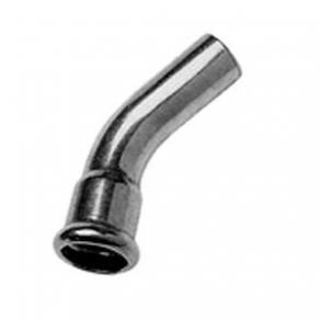 Crimp fitting / stainless steel - ø 15 - 108 mm, 45° | CLS series