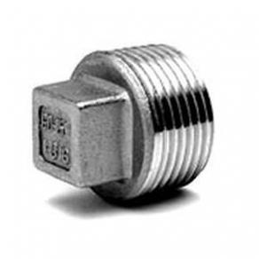 Male plug / square headed / cone / stainless steel - DN5 - DN50, 1/8" - 2" | BC-G series