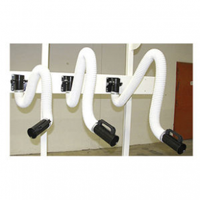Ceiling-mount extraction arm / smoke / dust - ø 75 - 100 mm, 1 - 1.6 m | Flexa series