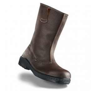 Leather safety boots - MACRORIG BROWN