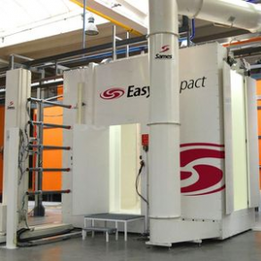 Fast color changing powder coating booth - (EasyCompact)