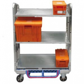 Shelf cart / container - 1 200 x 570 x 1 600 mm, max. 300 kg | Ecoflex 