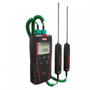 Portable digital thermometer for thermocouple - -200 ... +1760 °C | TK 110/112