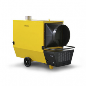 Mobile hot air generator / fuel-oil / with chimney - 150 kW, 10.800 m³/h | ID800