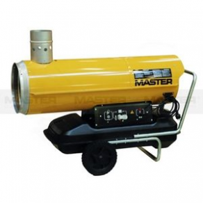 Mobile hot air generator / fuel-oil / with chimney - 20 - 81 kW