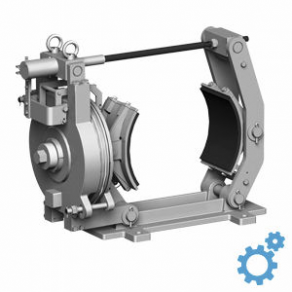 Electromagnetic brake / rotary drum - max. 12.450 Nm