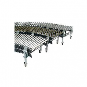 Roller conveyor / extendable / mobile - 1 000 - 7 500 mm | GTL
