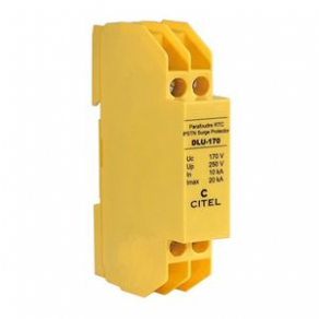 Type 3 surge arrester / DIN rail / for data and telecommunication lines / monobloc - Imax. 20 kA, IP20 | DLU series