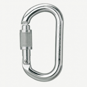 Locking carabiner / aluminium / symmetrical / oval - 7 - 24 kN | OK