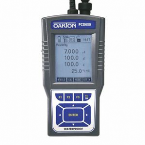 Analyzer / ion concentration / TDS / dissolved oxygen / temperature - -2 pH ... +19.99 pH, 0 - 200 ppm, 0 - 90 mg/l | PCD650