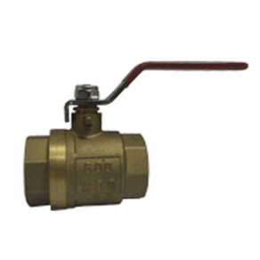 Ball valve / 2-channel / brass - DBV