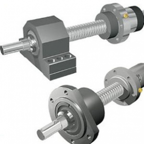 Ball screw with support