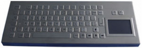 79-keys keyboard / stainless steel / with touchpad / IP65 - 0.45 mm, 2.0 N, IP65 | K-TEK-B361TP-FN-DT