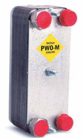 Water/oil cooler / brazed plate - 3.5 - 50 kW, 10 bar | PWO-M