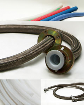 PTFE hose / stainless steel